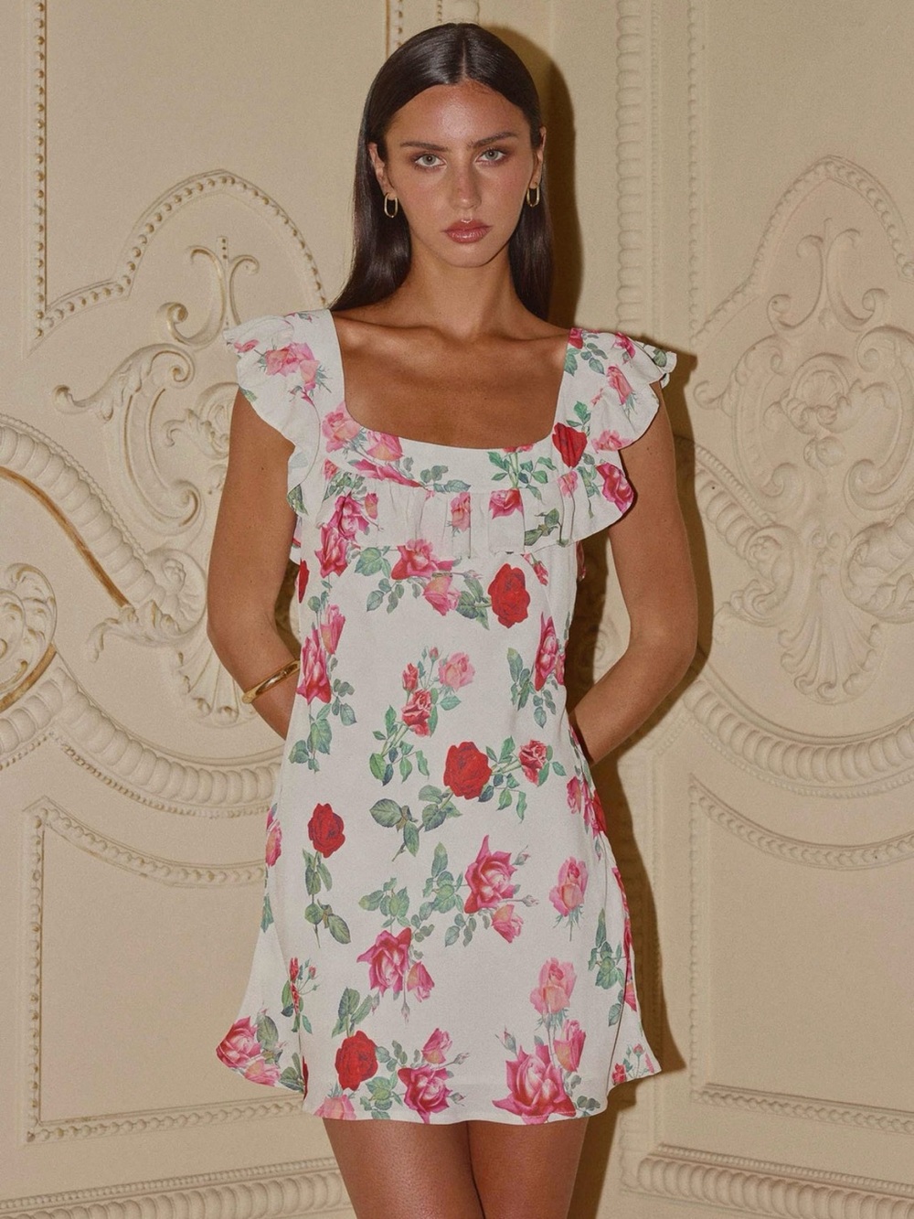 NWT Peppermayo Melina Floral Mini Dress US 4